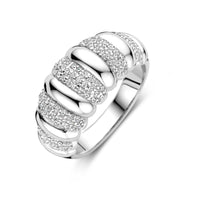 vDam Ring Zirkonia Zilver Gerhodineerd 1339313