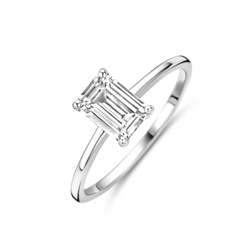 vDam Ring Zirkonia Zilver Gerhodineerd 1339368