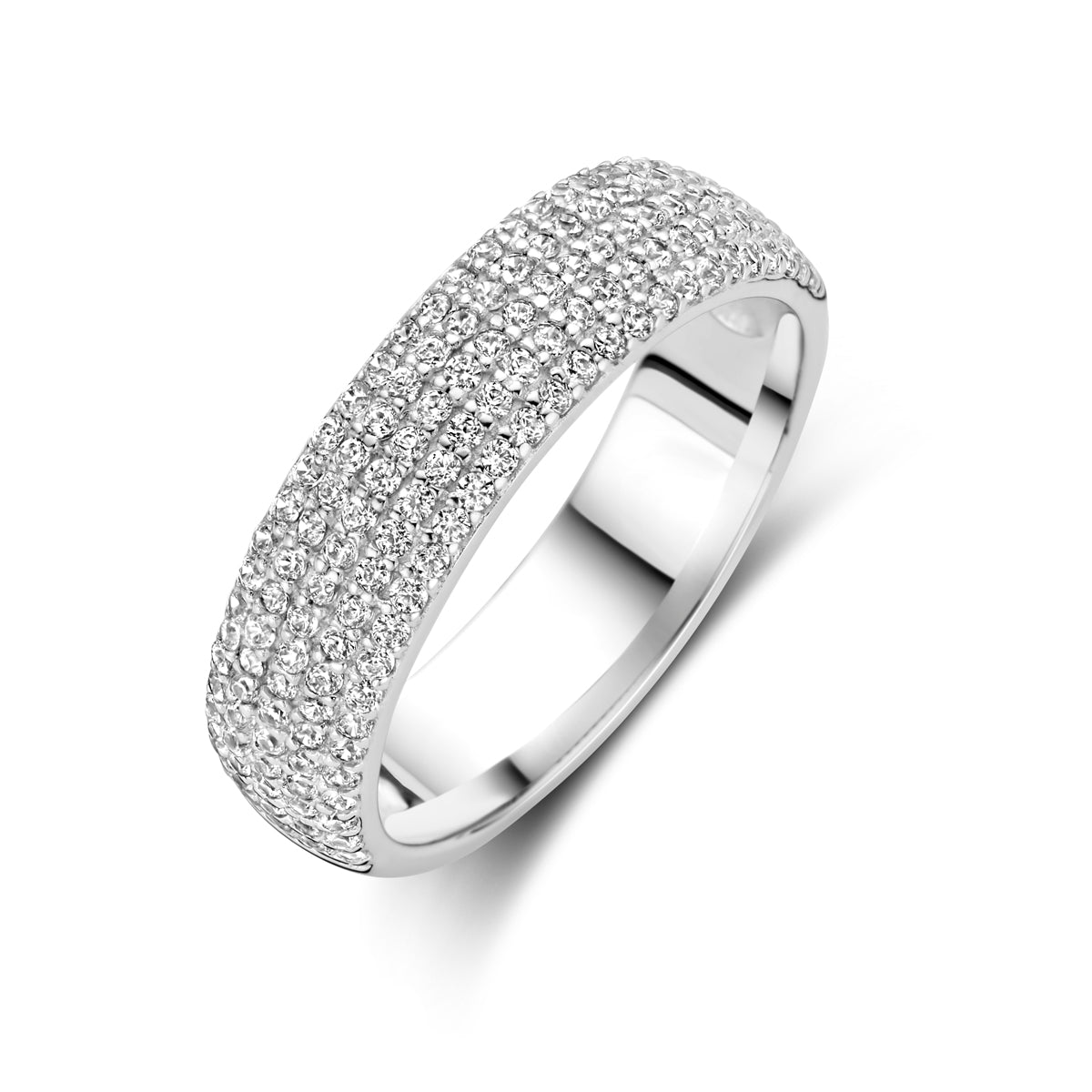 vDam Ring Zirkonia Zilver Gerhodineerd 1339387