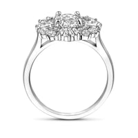 vDam Ring Zirkonia Zilver Gerhodineerd 1339574 Maat 19