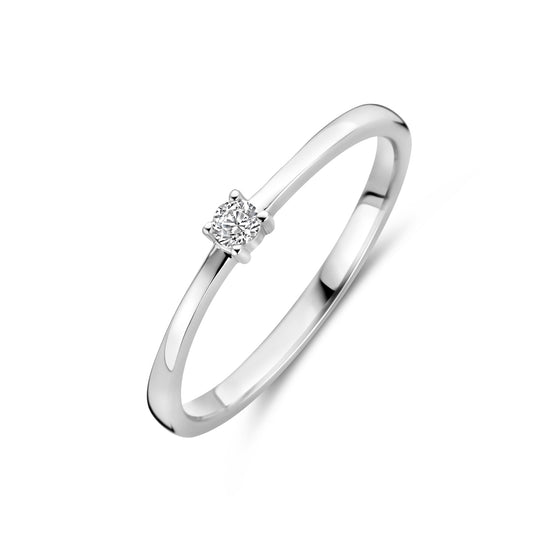 vDam Ring Zirkonia Zilver Gerhodineerd 1339763