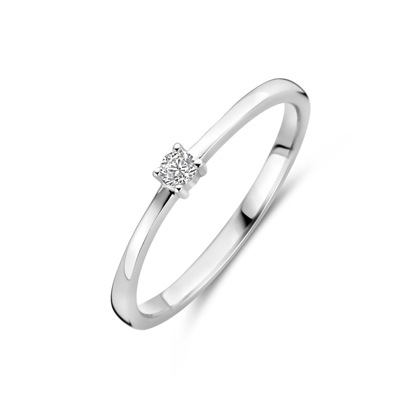 vDam Ring Zirkonia Zilver Gerhodineerd 1339764