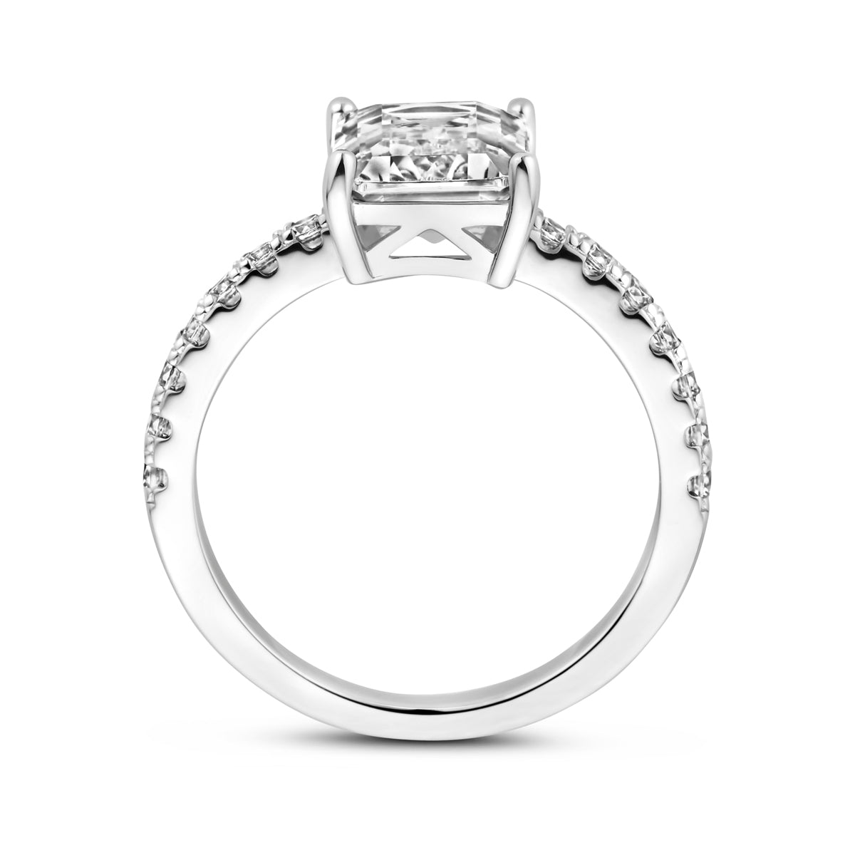 vDam Ring Zirkonia Zilver Gerhodineerd 1339786 Maat 16½