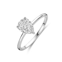 vDam Ring Zirkonia Zilver Gerhodineerd 1339966