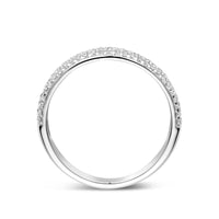 vDam Ring Zirkonia Zilver Gerhodineerd 1339978 Maat 17¾