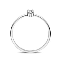 vDam Ring Zirkonia Zilver Gerhodineerd 1339996 Maat 17¾