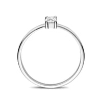 vDam Ring Zirkonia Zilver Gerhodineerd 1340002 Maat 17¾