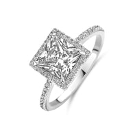 vDam Ring Zirkonia Zilver Gerhodineerd 1340718