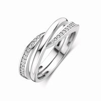 vDam Ring Zirkonia Zilver Gerhodineerd 1340786