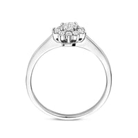 vDam Ring Zirkonia Zilver Gerhodineerd 1340850 Maat 17¼