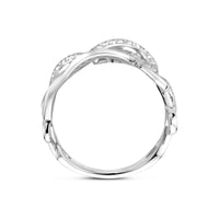 vDam Ring Zirkonia Zilver Gerhodineerd 1340911 Maat 16½