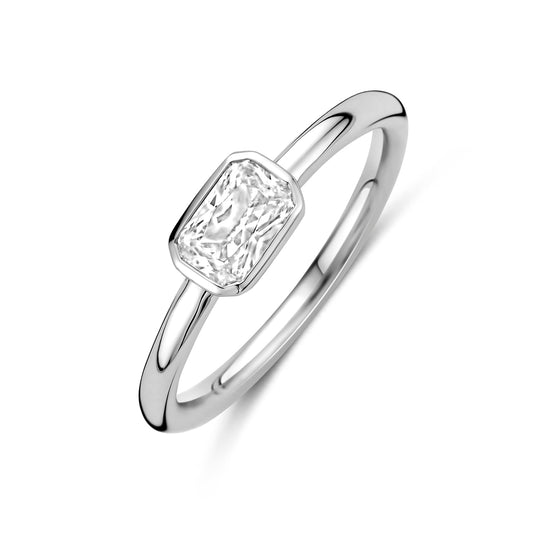 vDam Ring Zirkonia Zilver Gerhodineerd 1340917