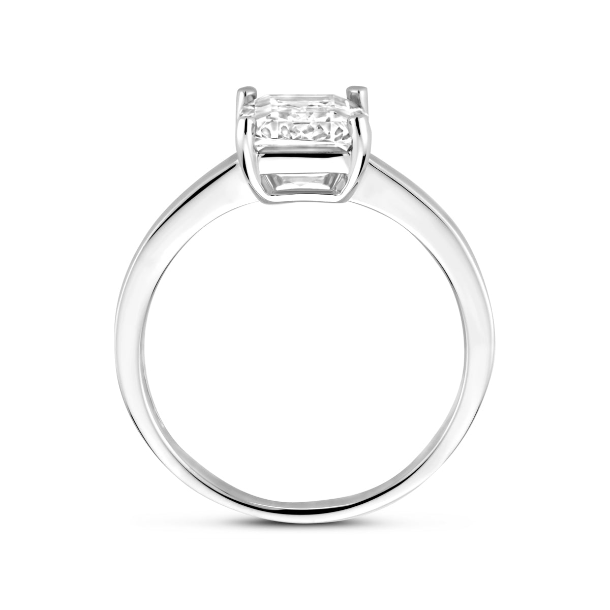 vDam Ring Zirkonia Zilver Gerhodineerd 1340925 Maat 19