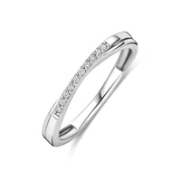 vDam Ring Zirkonia Zilver Gerhodineerd 1341239