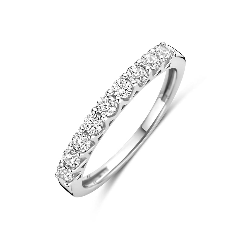 vDam Ring Zirkonia Zilver Gerhodineerd 1341246