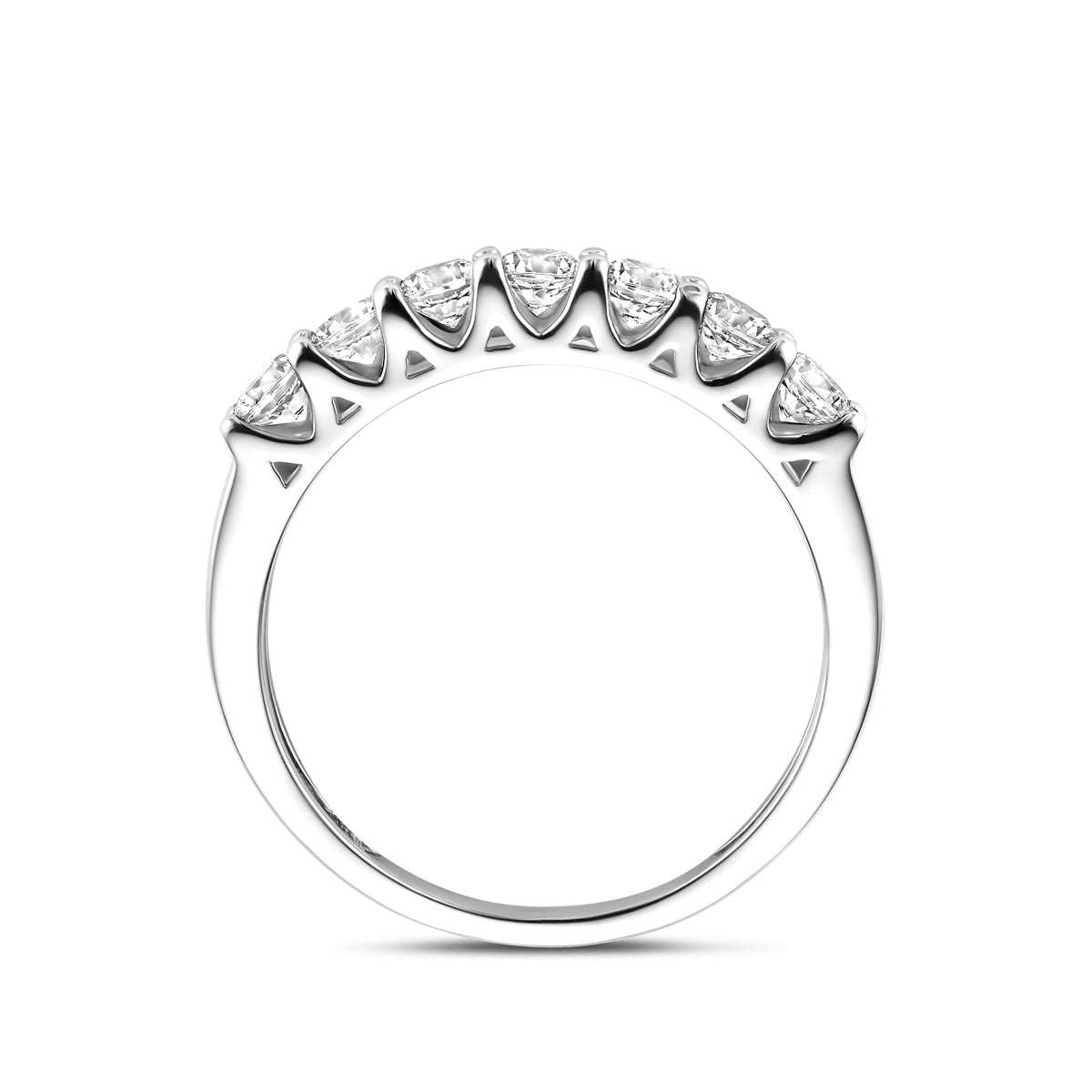 vDam Ring Zirkonia Zilver Gerhodineerd 1341247 Maat 17¼