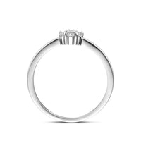 vDam Ring Zirkonia Zilver Gerhodineerd 1341253 Maat 17¼