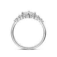 vDam Ring Zirkonia Zilver Gerhodineerd 1341339 Maat 17¾