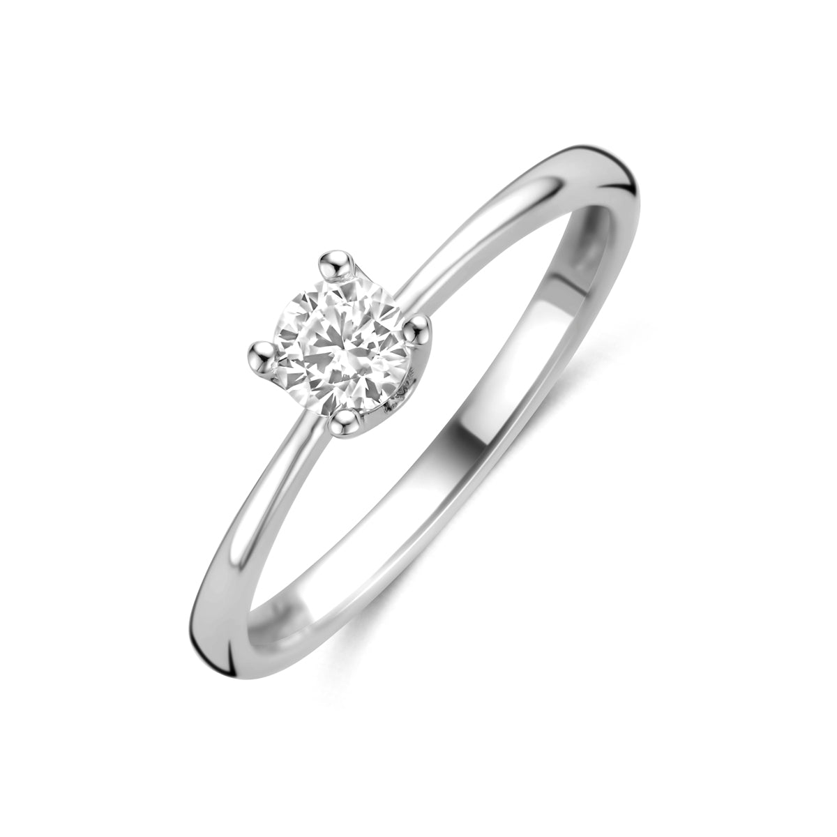 vDam Ring Zirkonia Zilver Gerhodineerd 1341497