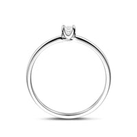 vDam Ring Zirkonia Zilver Gerhodineerd 1341502 Maat 16