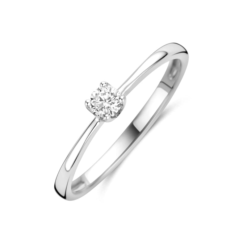 vDam Ring Zirkonia Zilver Gerhodineerd 1341508