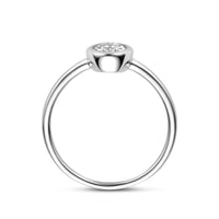 vDam Ring Zirkonia Zilver Gerhodineerd 1341534 Maat 16½
