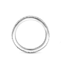 vDam Ring Zirkonia Zilver Gerhodineerd 1341668 Maat 17¾