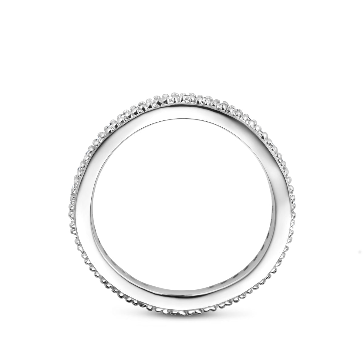 vDam Ring Zirkonia Zilver Gerhodineerd 1341668 Maat 17¾