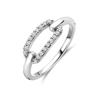 vDam Ring Zirkonia Zilver Gerhodineerd 1341687
