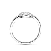 vDam Ring Zirkonia Zilver Gerhodineerd 1341695 Maat 16½