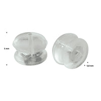 vDam Siliconen Poussetten Zilver Wit 1021165