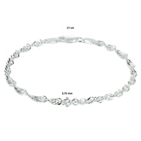 vDam Singapore 2,75 Mm Zilver Wit 1021063  17cm