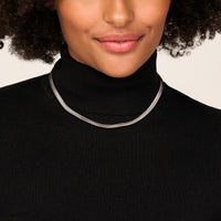 vDam Slang Bol 6,3 Mm Zilver Gerhodineerd 1340547  43cm