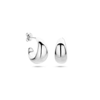 vDam Stekeroorringen 17,5 Mm Zilver Gerhodineerd 1339591