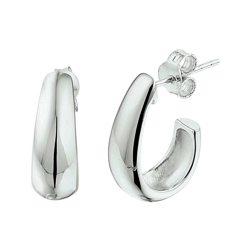 vDam Stekeroorringen Zilver Gerhodineerd 1332390