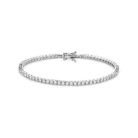 vDam Tennisarmband Zirkonia 2,5 Mm Zilver Gerhodineerd 1341152