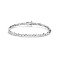 vDam Tennisarmband Zirkonia 4 Mm Zilver Gerhodineerd 1341164