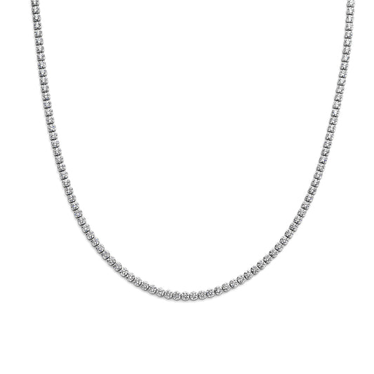 vDam Tenniscollier Zirkonia 2,5 Mm Zilver Gerhodineerd 1337810