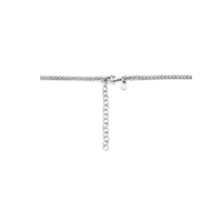 vDam Tenniscollier Zirkonia 2,5 Mm Zilver Gerhodineerd 1340454  37cm