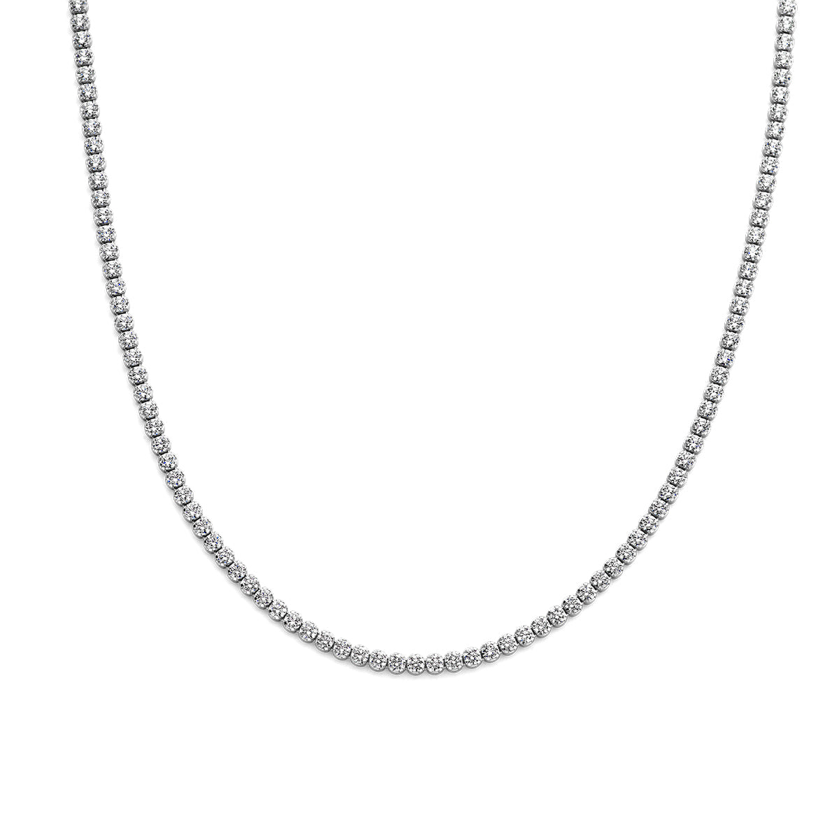 vDam Tenniscollier Zirkonia 2,5 Mm Zilver Gerhodineerd 1340454