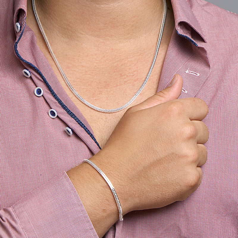 vDam Vossestaart 2,5 Mm Zilver Wit 1021147  20cm