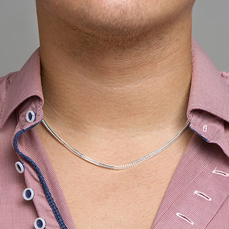 vDam Vossestaart 2,5 Mm Zilver Wit 1021149  50cm