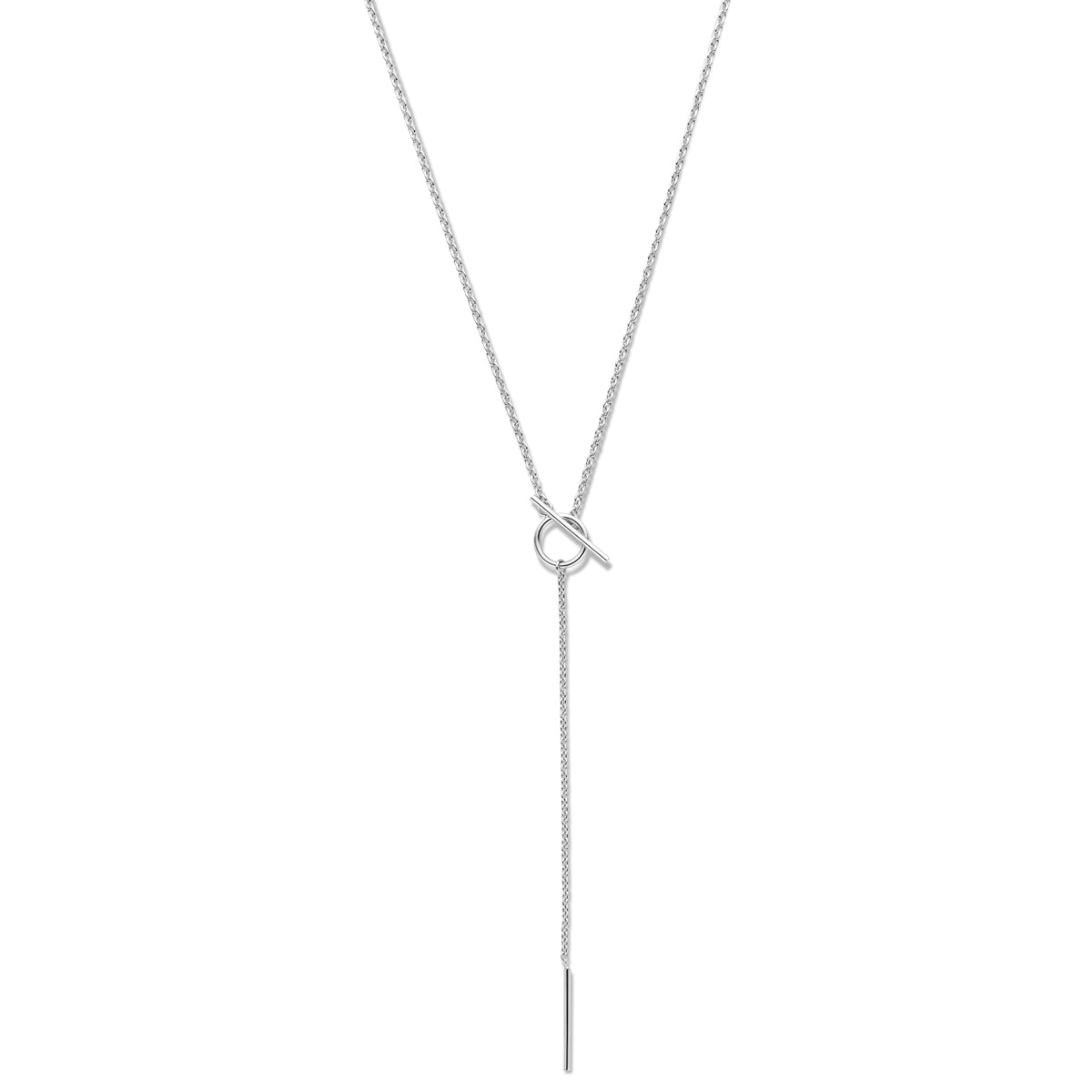 vDam Y-collier Kapittelslot 39 Cm Zilver Gerhodineerd 1340540