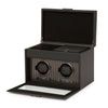 WOLF Axis Dubbele Horloge Opwinder met Oplsag 469303 - Juwelier van Dam