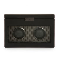 WOLF Axis Dubbele Horloge Opwinder met Oplsag 469303 - Juwelier van Dam