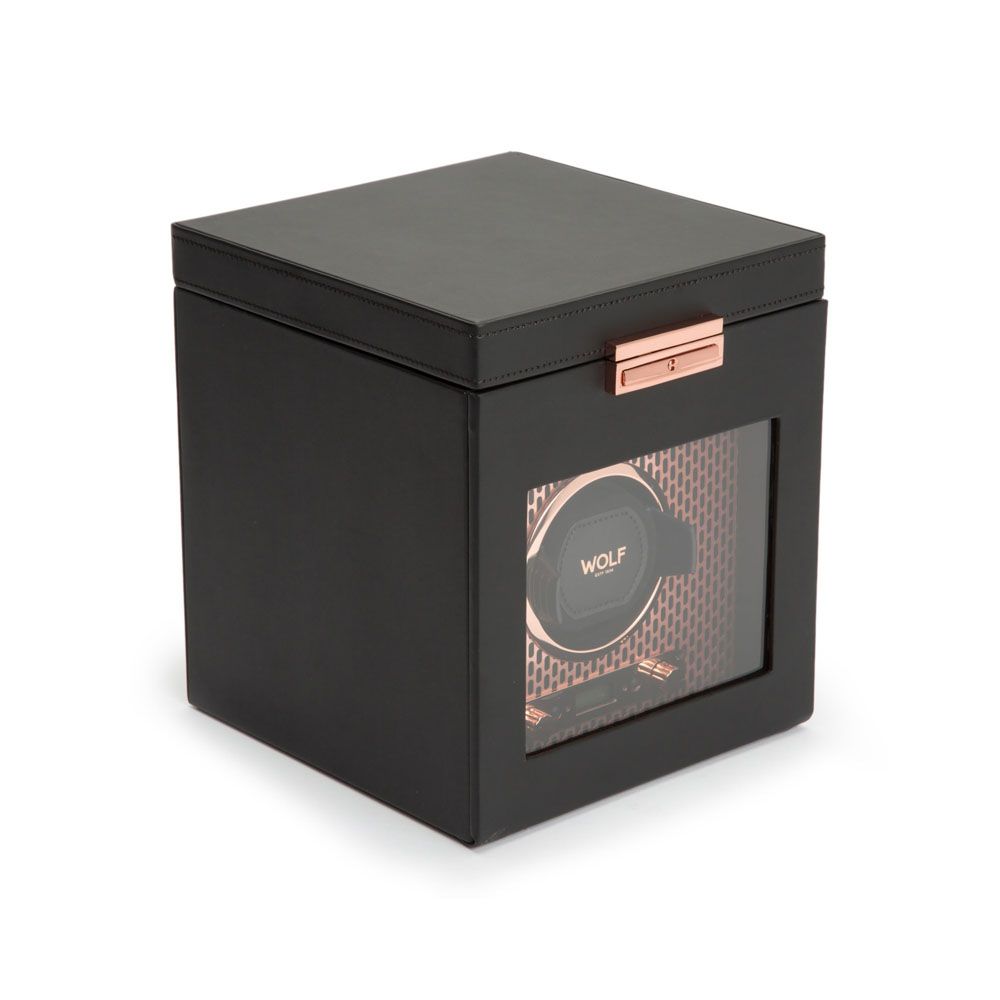 WOLF Axis Horloge Opwinder met Opslag 469216 - Juwelier van Dam