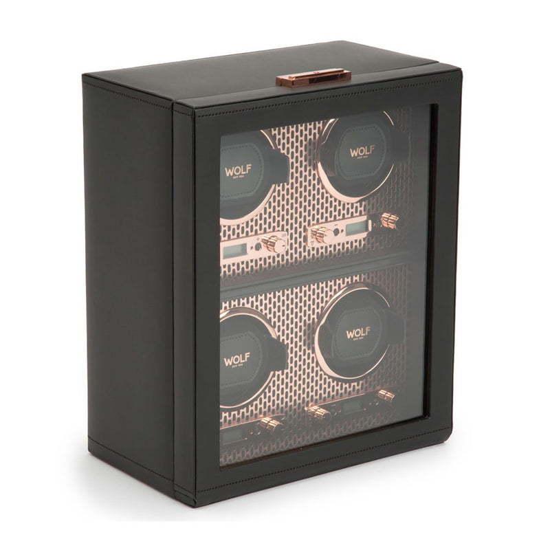 WOLF Axis Vierdubbele Horloge Opwinder 469516 - Juwelier van Dam