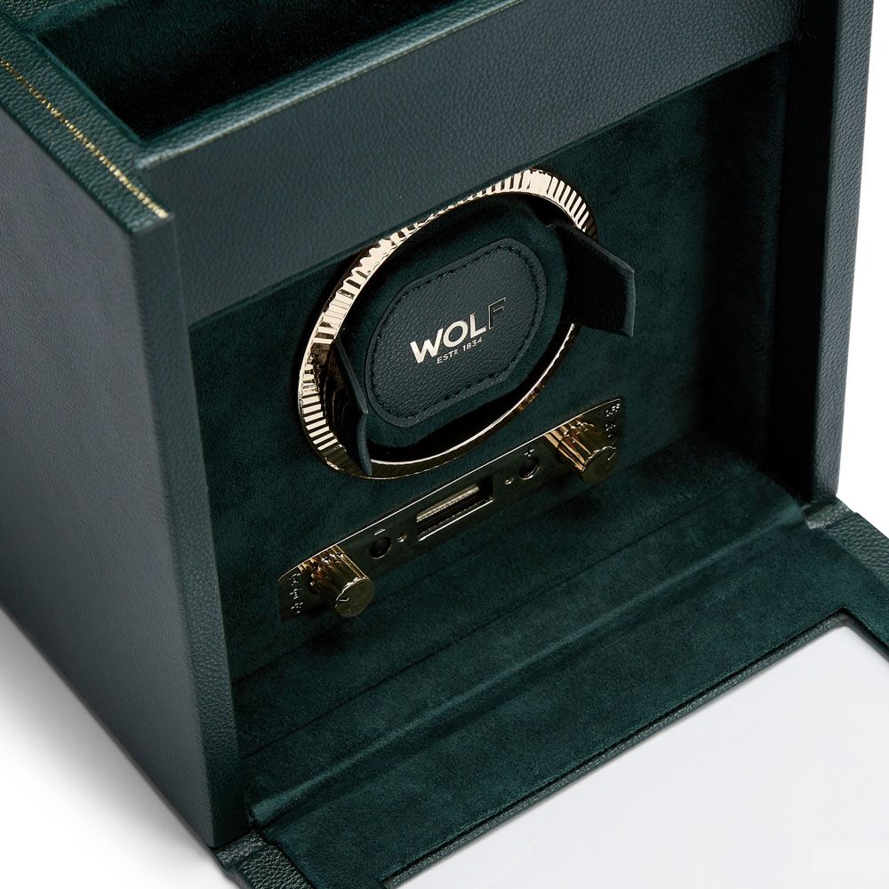 WOLF British Racing Horloge Opwinder met Opslag 792141 - Juwelier van Dam