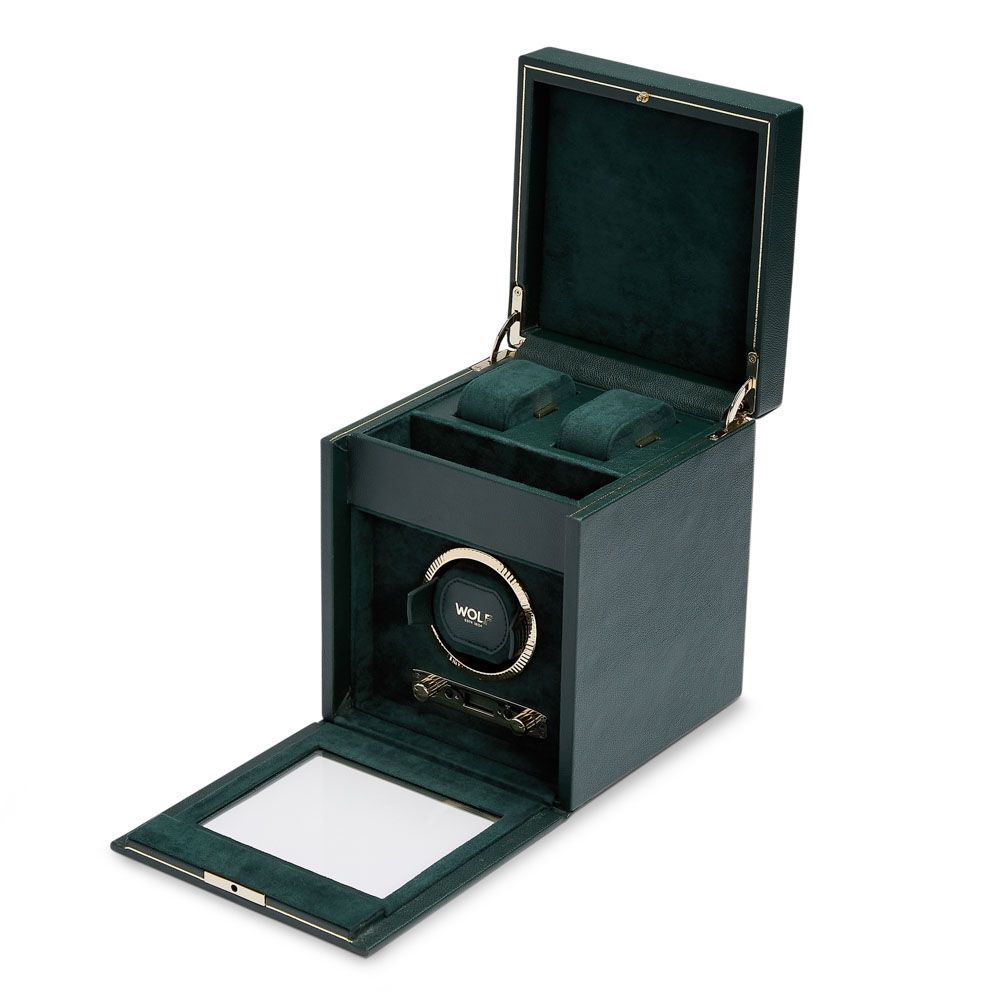 WOLF British Racing Horloge Opwinder met Opslag 792141 - Juwelier van Dam