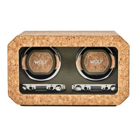 WOLF Cortica Dubbele Kurk Horloge Opwinder 668461 - Juwelier van Dam